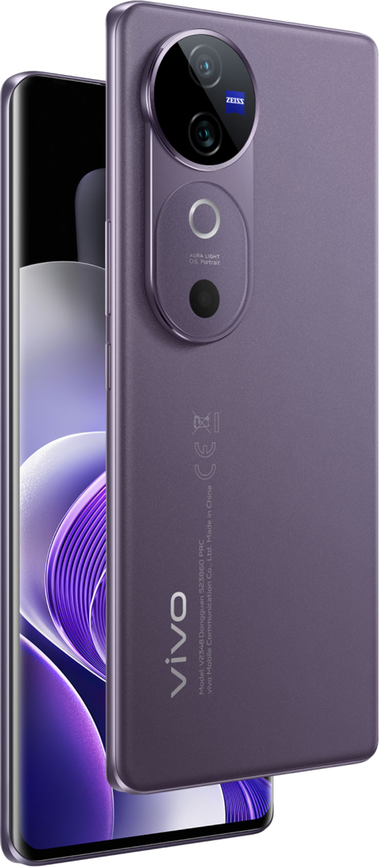 Vivo V40 back view